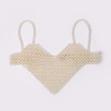 New trendy pearl halter top for women, beaded outerwear, ins style sexy and hot girl pearl top details Picture
